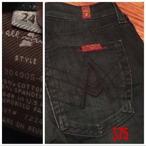 7 for all mankind jeans. Size 24. Inseam 28.